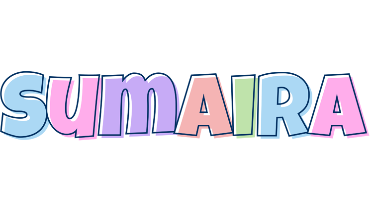 Sumaira pastel logo