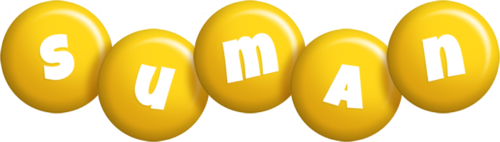 Suman candy-yellow logo