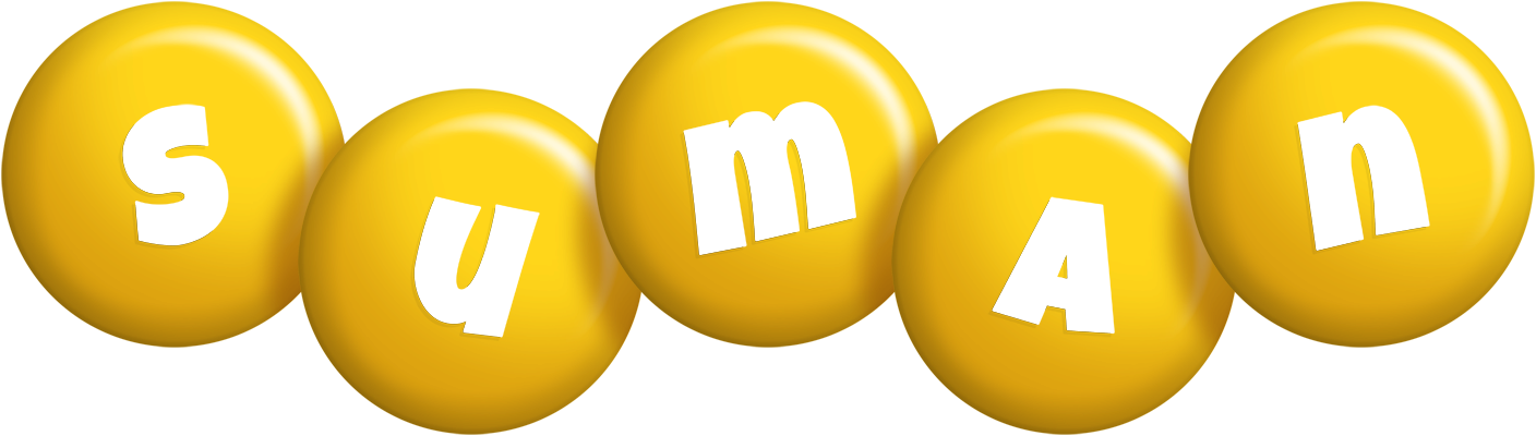 Suman candy-yellow logo