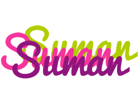 Suman flowers logo