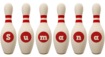 Sumana bowling-pin logo