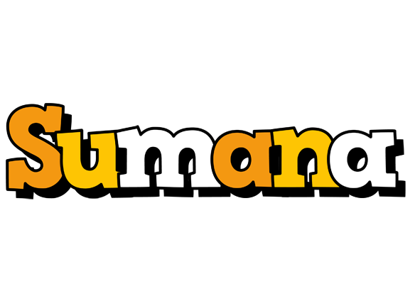 Sumana cartoon logo