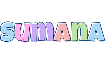 Sumana pastel logo