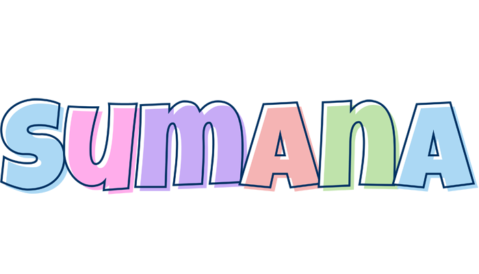 Sumana pastel logo