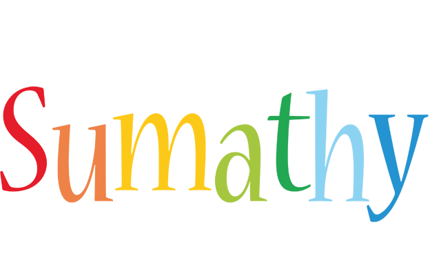Sumathy birthday logo