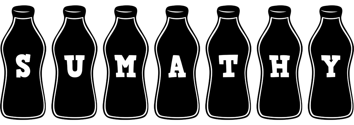 Sumathy bottle logo