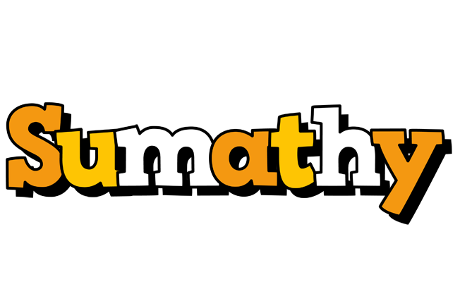 Sumathy cartoon logo