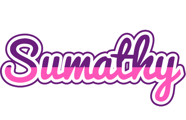 Sumathy cheerful logo