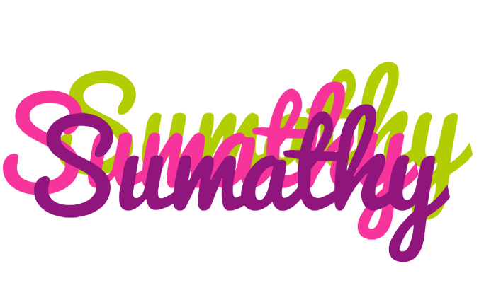 Sumathy flowers logo