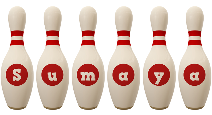 Sumaya bowling-pin logo