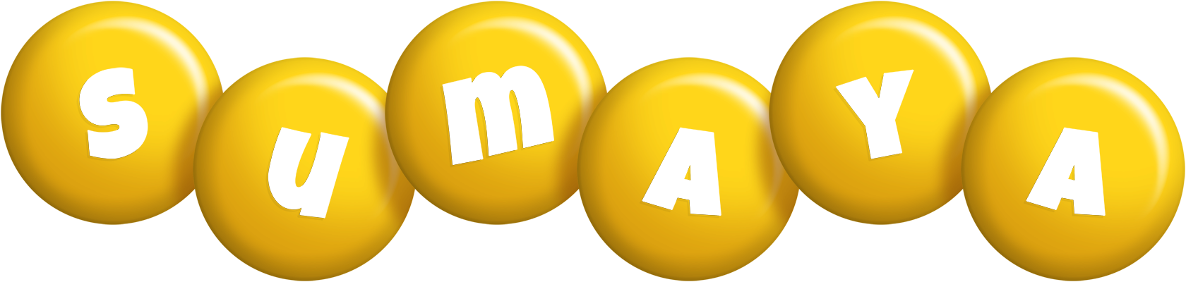 Sumaya candy-yellow logo