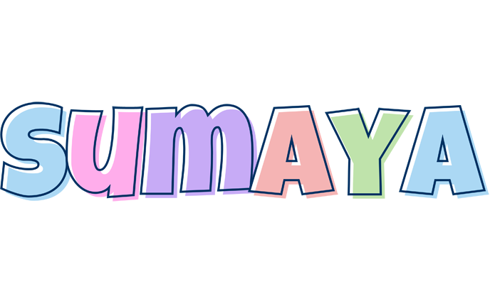 Sumaya pastel logo