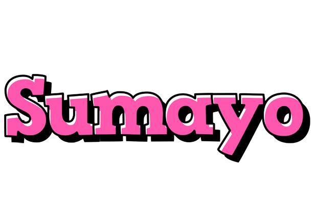 Sumayo girlish logo
