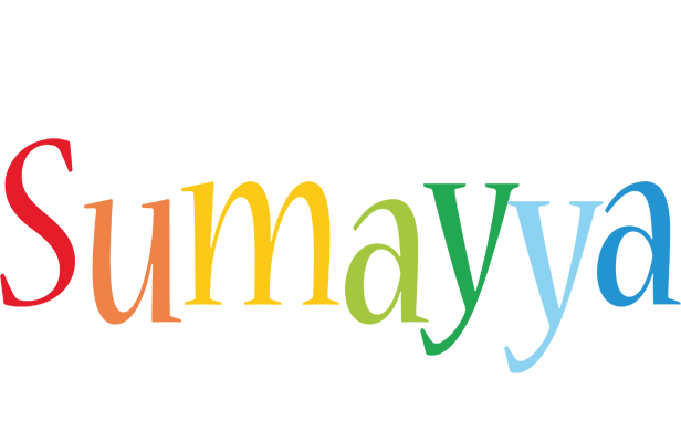 Sumayya birthday logo