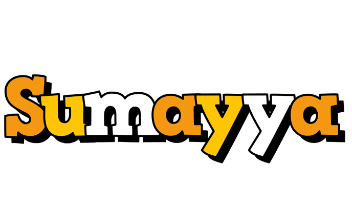 Sumayya cartoon logo