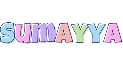 Sumayya pastel logo