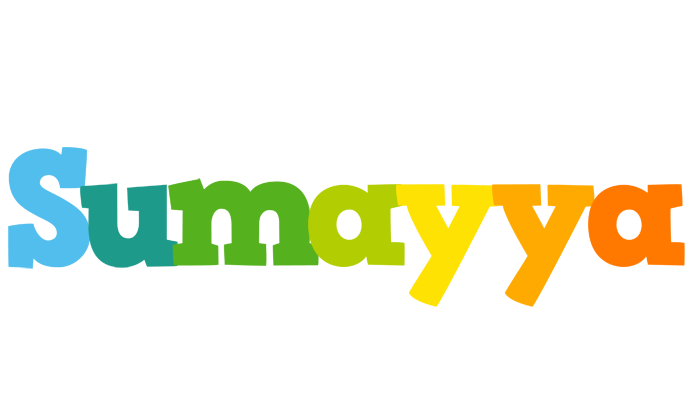 Sumayya rainbows logo
