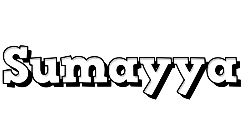 Sumayya snowing logo