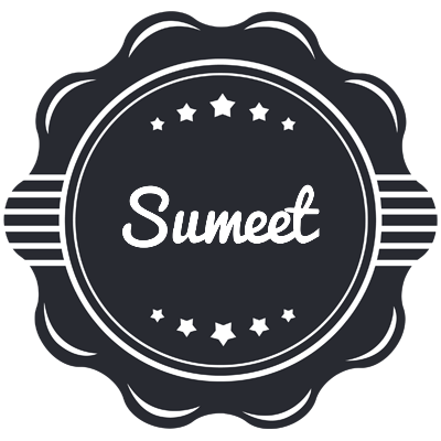 Sumeet badge logo