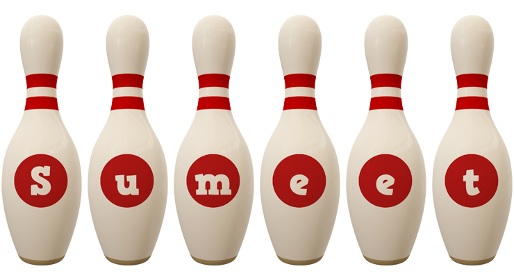 Sumeet bowling-pin logo