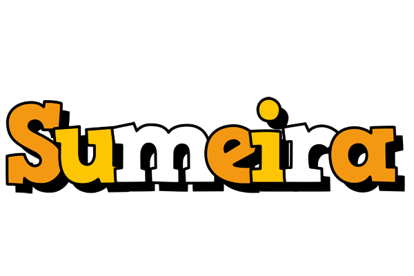 Sumeira cartoon logo