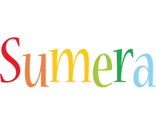 Sumera birthday logo