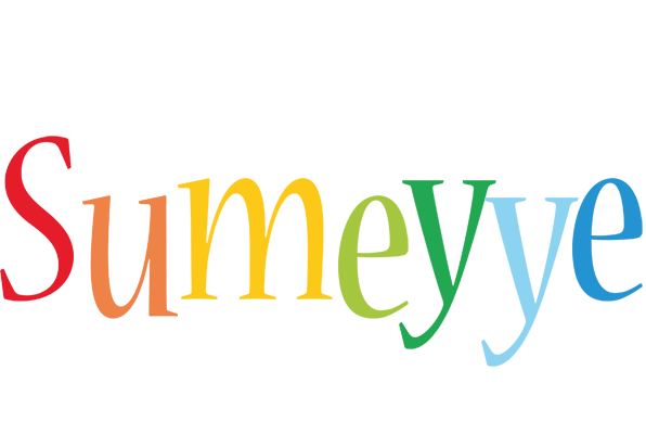 Sumeyye birthday logo