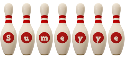 Sumeyye bowling-pin logo