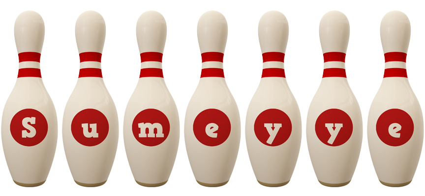 Sumeyye bowling-pin logo