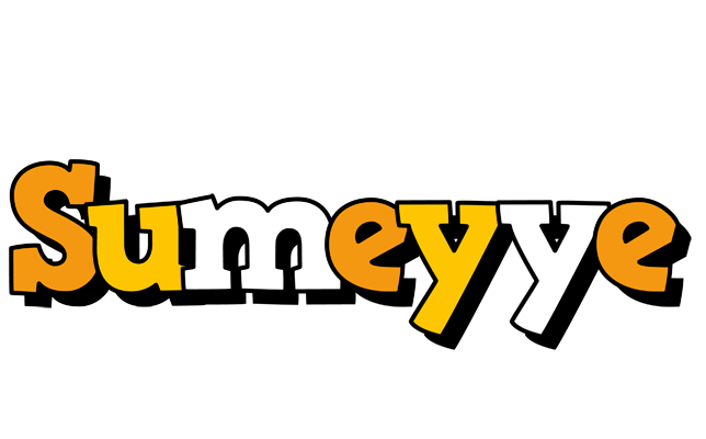 Sumeyye cartoon logo