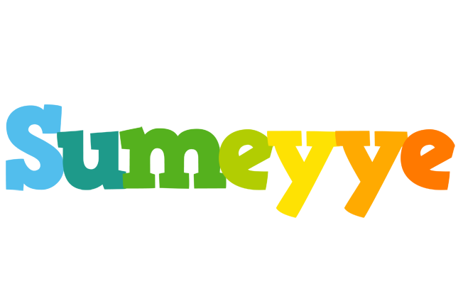 Sumeyye rainbows logo