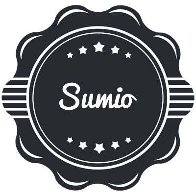 Sumio badge logo
