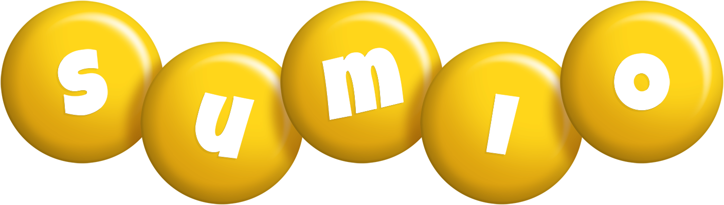Sumio candy-yellow logo