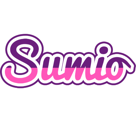 Sumio cheerful logo