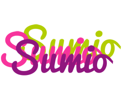 Sumio flowers logo