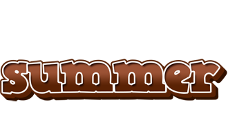 Summer brownie logo