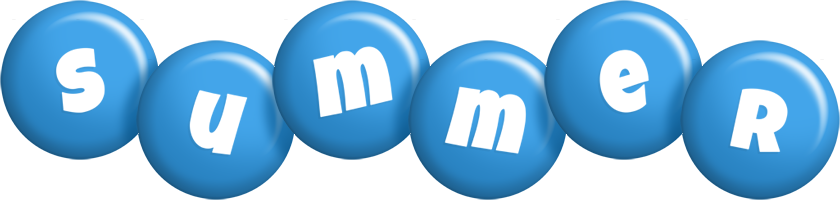 Summer candy-blue logo