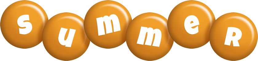 Summer candy-orange logo