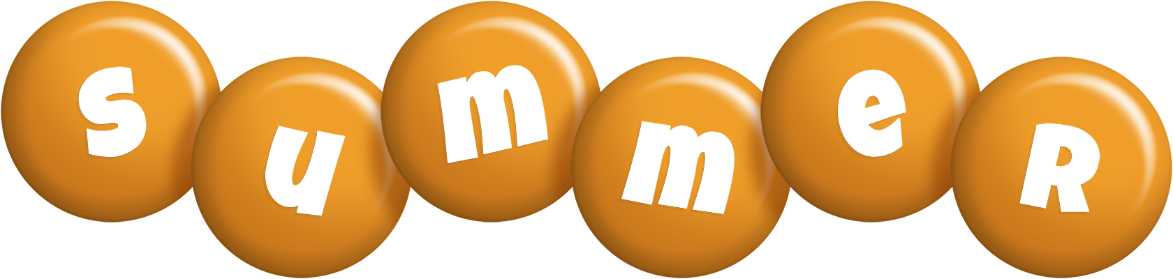 Summer candy-orange logo