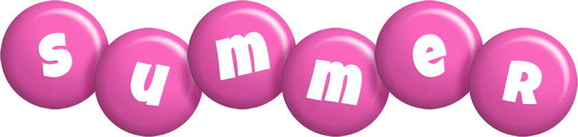 Summer candy-pink logo