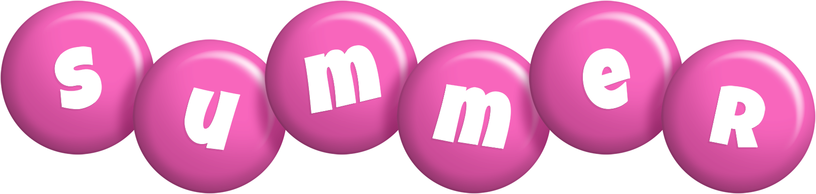 Summer candy-pink logo