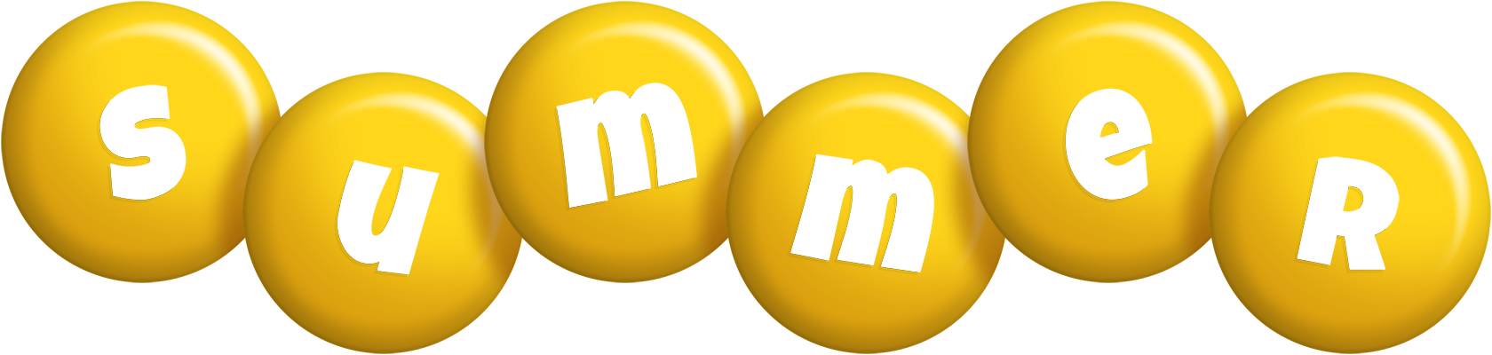 Summer candy-yellow logo