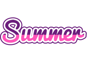 Summer cheerful logo