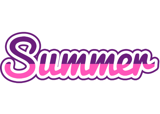 Summer cheerful logo