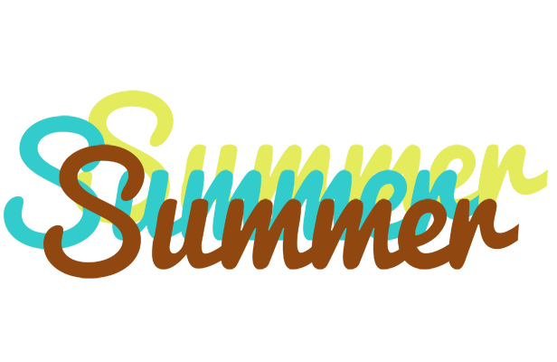 Summer cupcake logo