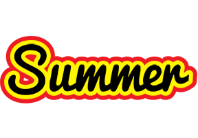 Summer flaming logo