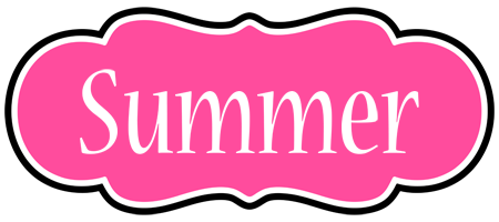 Summer invitation logo