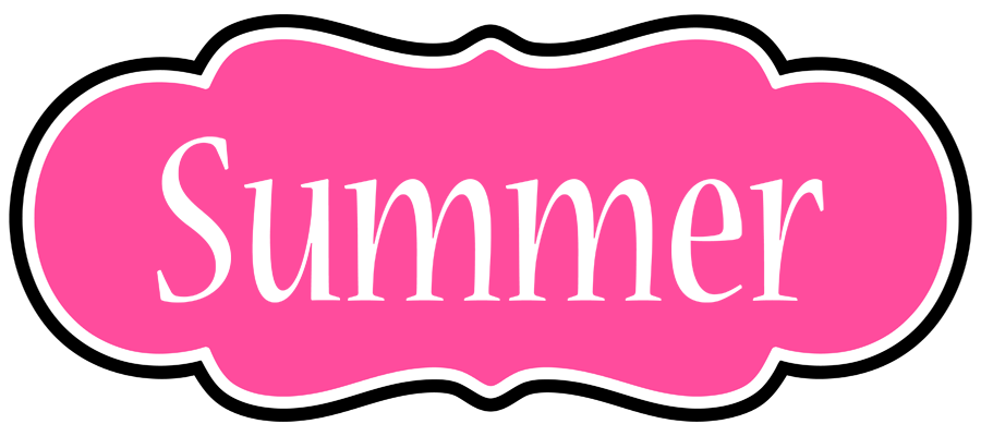 Summer invitation logo