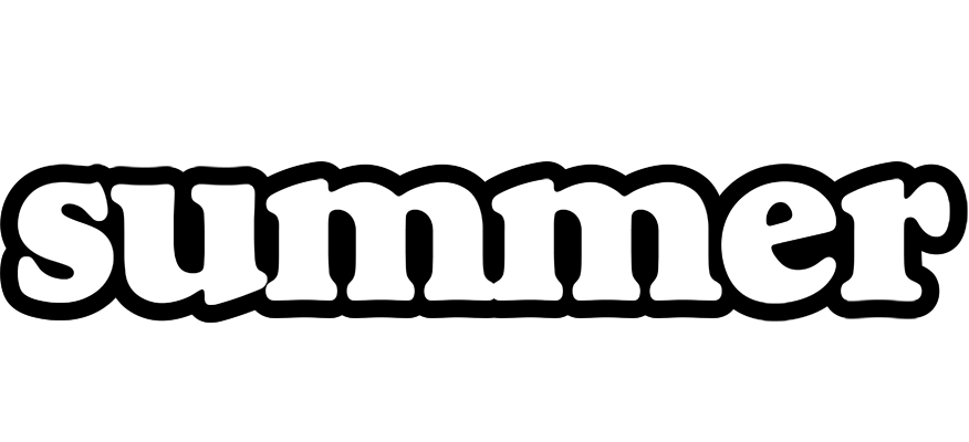 Summer panda logo