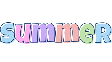 Summer pastel logo
